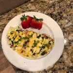 Tender Omelet With Ham, Cheese And Vegetables | Dishin' With Darla