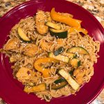Thai Curry Chicken Over Rice Noodles | Dishin' With Darla